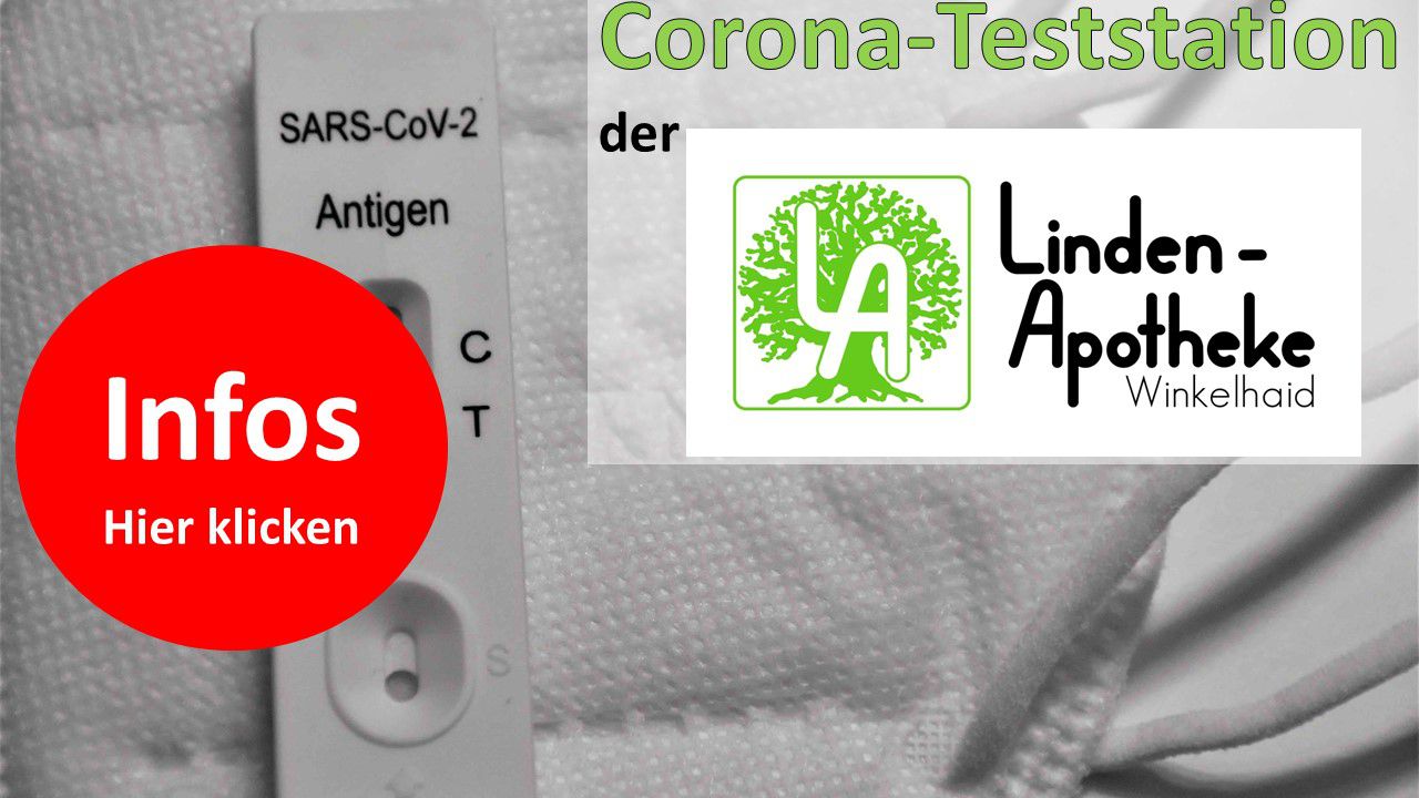 Corona-Teststation der Linden-Apotheke